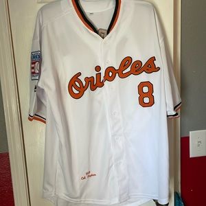 Cal Ripken 1981 Baltimore Orioles XL Majestic Jersey #8 HOF Baseball